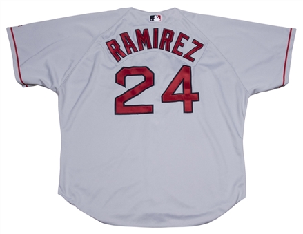 2004 Manny Ramirez Game Used Boston Red Sox Road Jersey